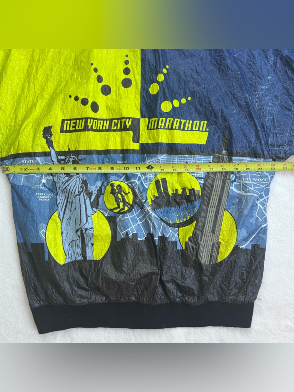 Vintage New York City Marathon 2000 Graphic Windbreaker Jacket - Picture 9 of 11